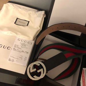 Gucci belt 100% authentic size 34-38